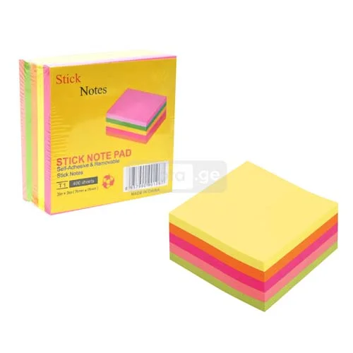 Note colored sheets without glue 500pcs